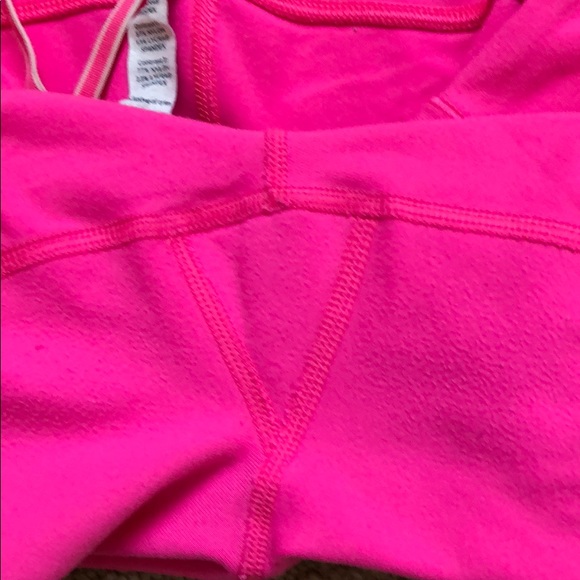 Lululemon Pink Spandex Crop Pants. Size 6 - Picture 7 of 8